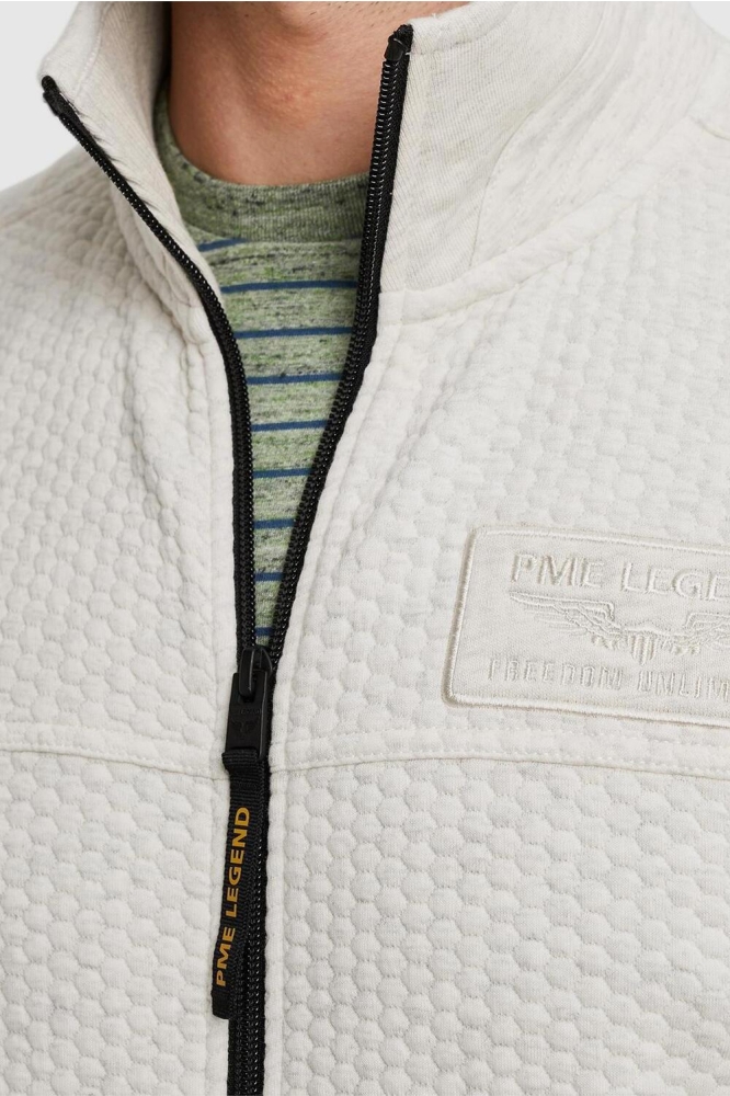 SWEAT JACKET WITH JACQUARD PATTERN PSW2402410 910